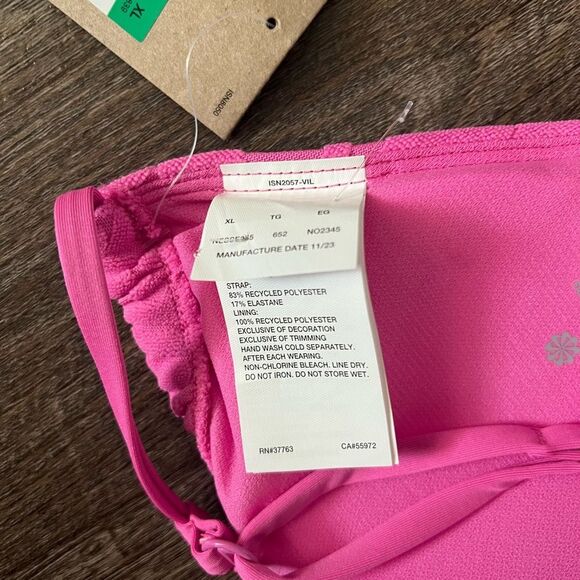 Nike Women Retro Flow Tie String Bikini Top-Size XL - Picture 6 of 8